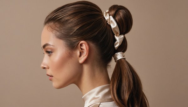 Découvrez comment le chouchou en satin transforme vos coiffures